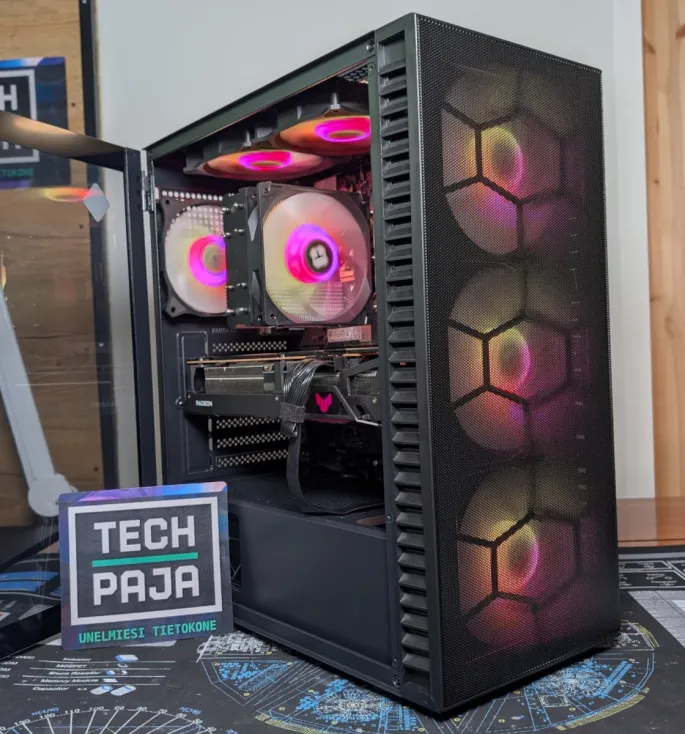 Käytetty pelikone Core i7 9700K & NVIDIA RTX 3060 Ti